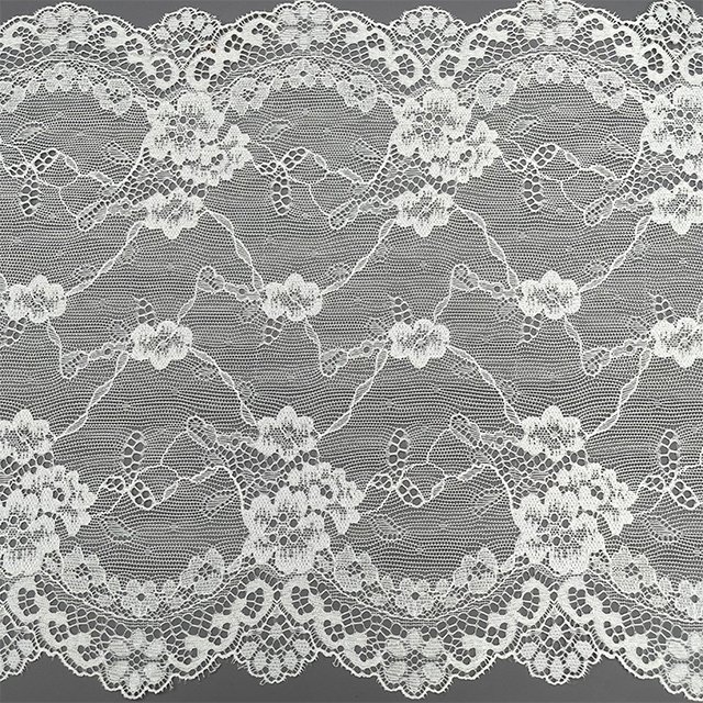 TUTON Custom Guipure Elastic Lace 18 CM Embroidery Trim Wholesale For Underwear