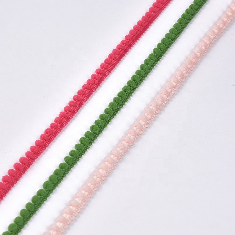 Special colorful pom pom lace small ball pompom trim