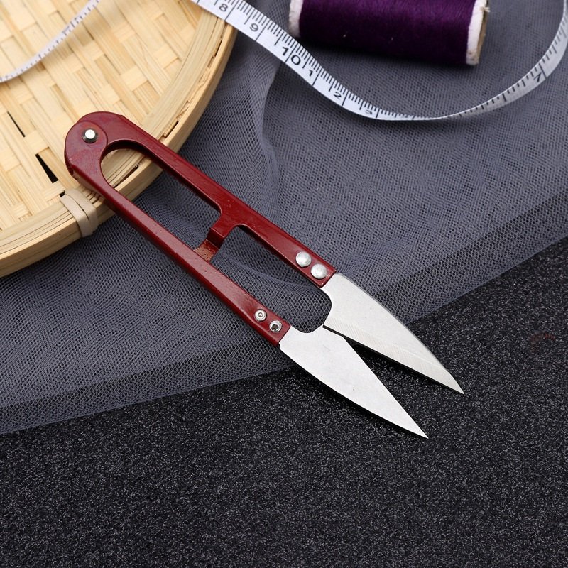 Good Price 10.5CM Mini Small Snips Trimming Nipper U Shaped Embroidery Thread Cutter Sewing Tailor Scissors