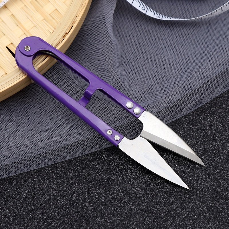 Good Price 10.5CM Mini Small Snips Trimming Nipper U Shaped Embroidery Thread Cutter Sewing Tailor Scissors