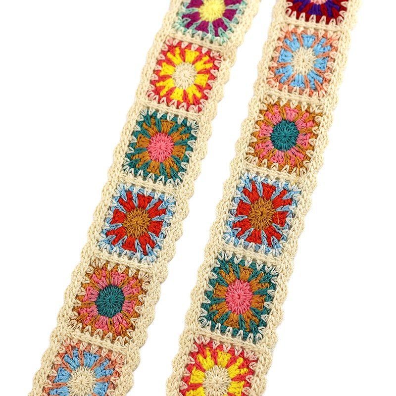 13 yards Fancy crochet flower heartsummer design trimming accessories string crochet lace tape crochet lace trim