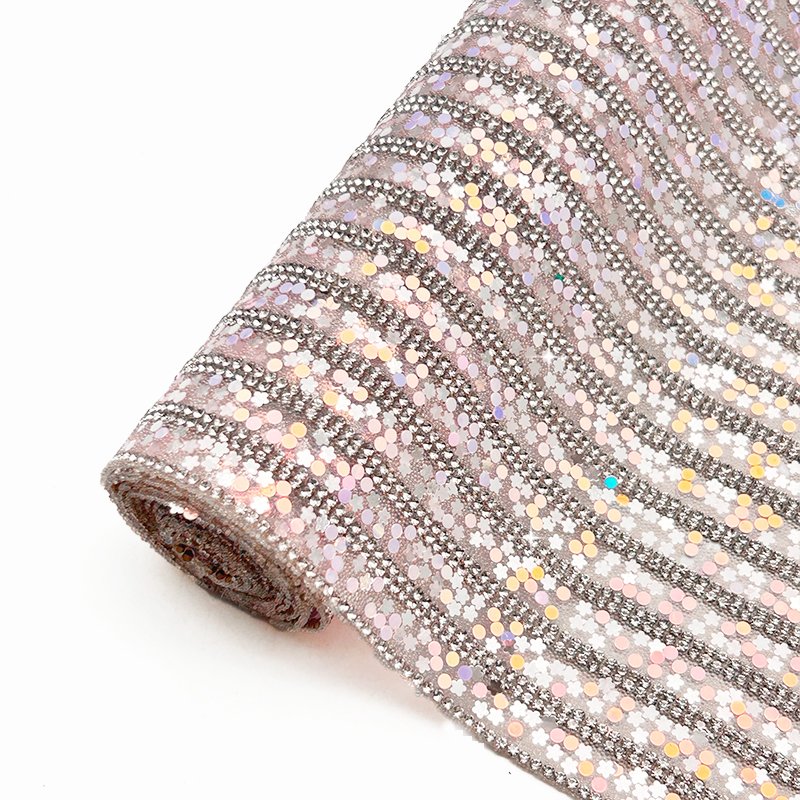 Hot Sale Sequin Rhinestone Sheet Self Adhesive Rhinestone Bead Sequin Designer Rhinestone Trimming Sticker For Clothes