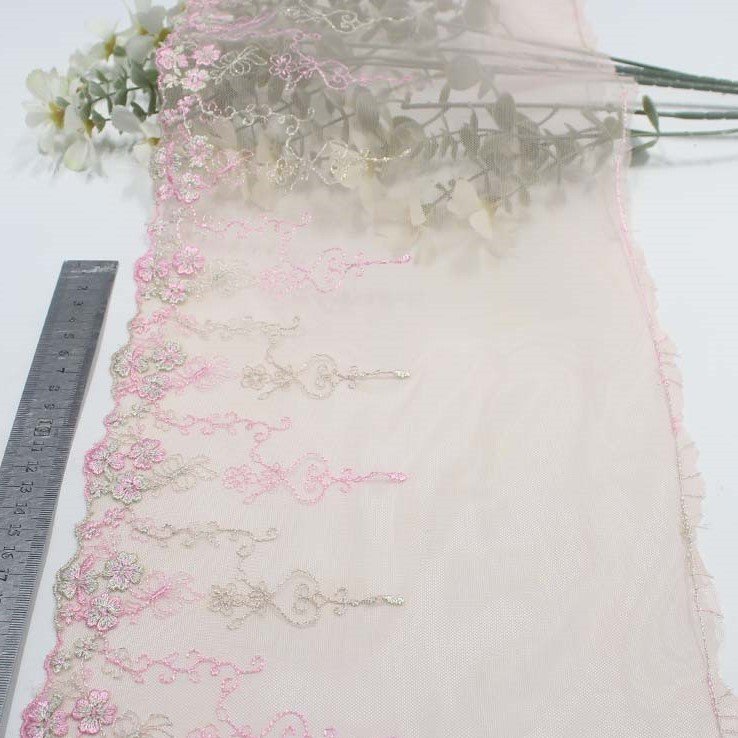Multiple color selection lingerie lace trim Underwear lace accessories mesh cloth mesh gauze sequin Embroidery lace