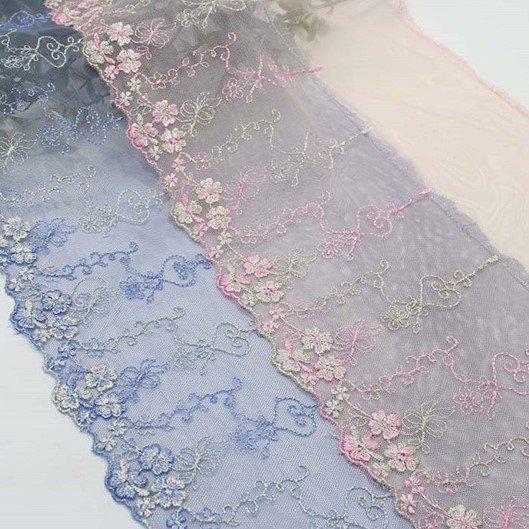 Multiple color selection lingerie lace trim Underwear lace accessories mesh cloth mesh gauze sequin Embroidery lace