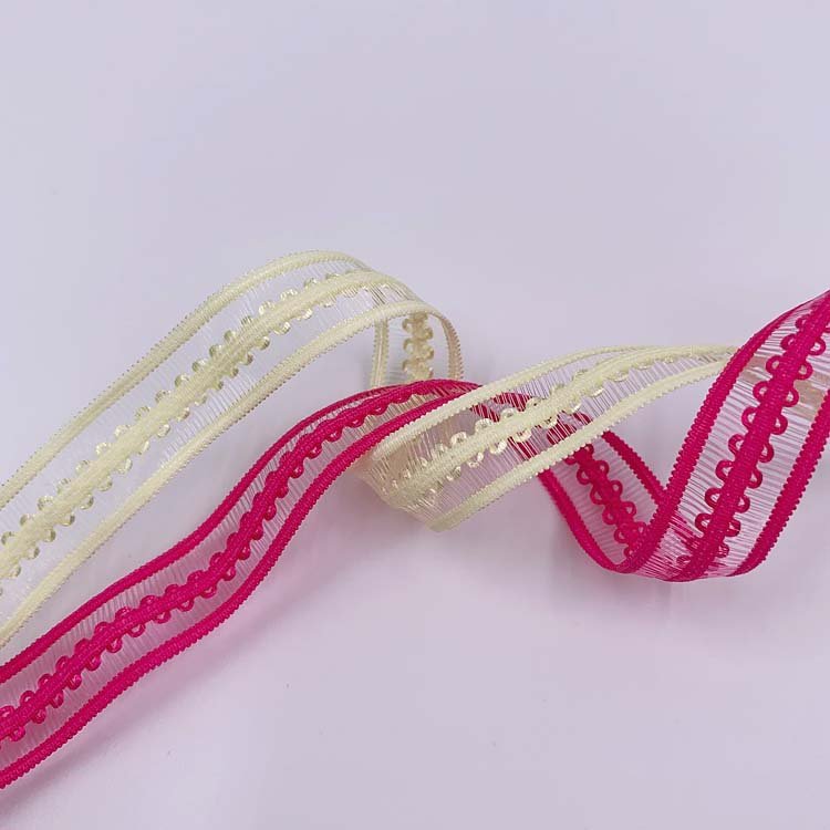 Garment underwear lace elastic webbing band nylon sewing decor stretch tape webbing for underwear diy