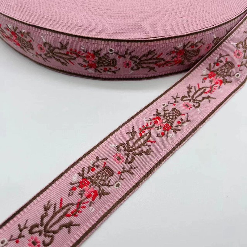 wholesale 3cm Jacquard Ribbon Embroidery Trim For Clothing Decoration Garment Accessories