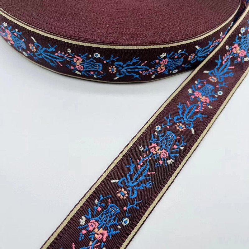 wholesale 3cm Jacquard Ribbon Embroidery Trim For Clothing Decoration Garment Accessories