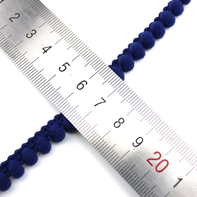 high quality 1cm mini pom pom ball trims 13 colors nylon small ball lace for kid's garment furniture DIY craft accessoires