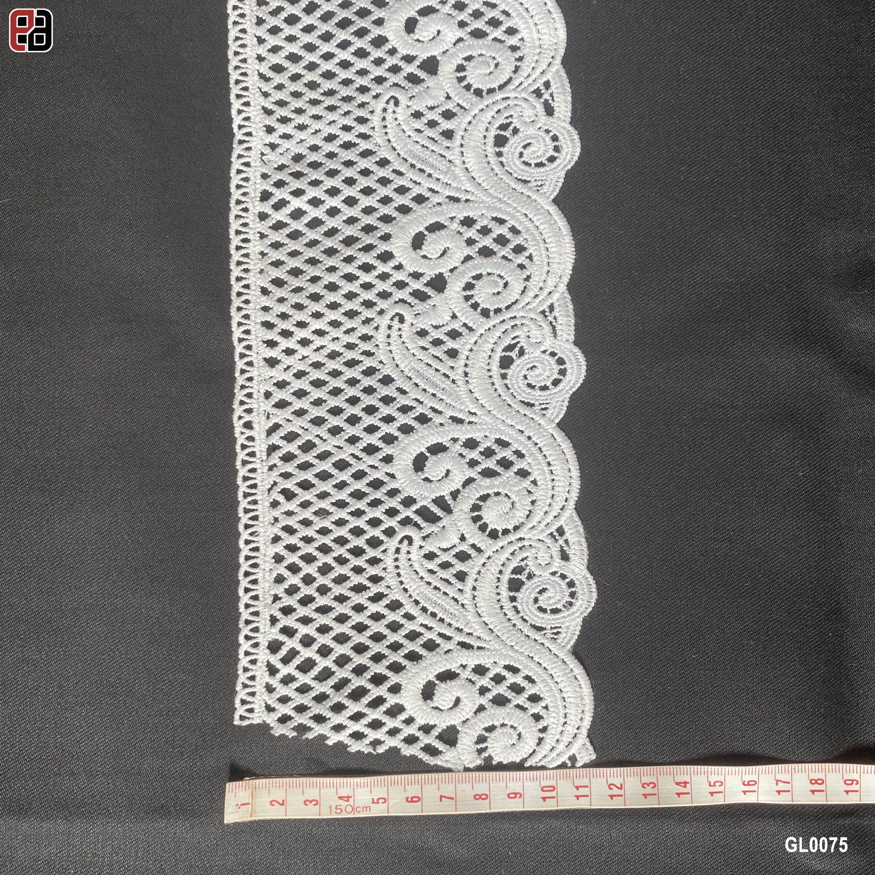 High Quality Scalloped White Trim Bridal Veils Edge Lace Trimming For Border