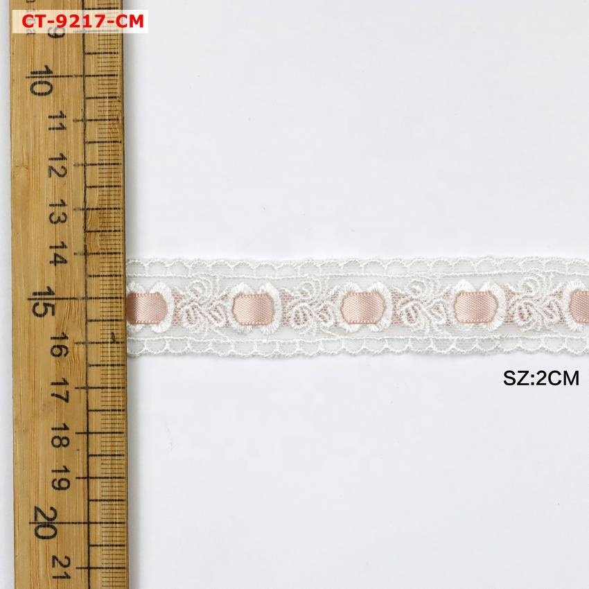 Luxurious guipure lace trim is suitable for women's clothes or skirts