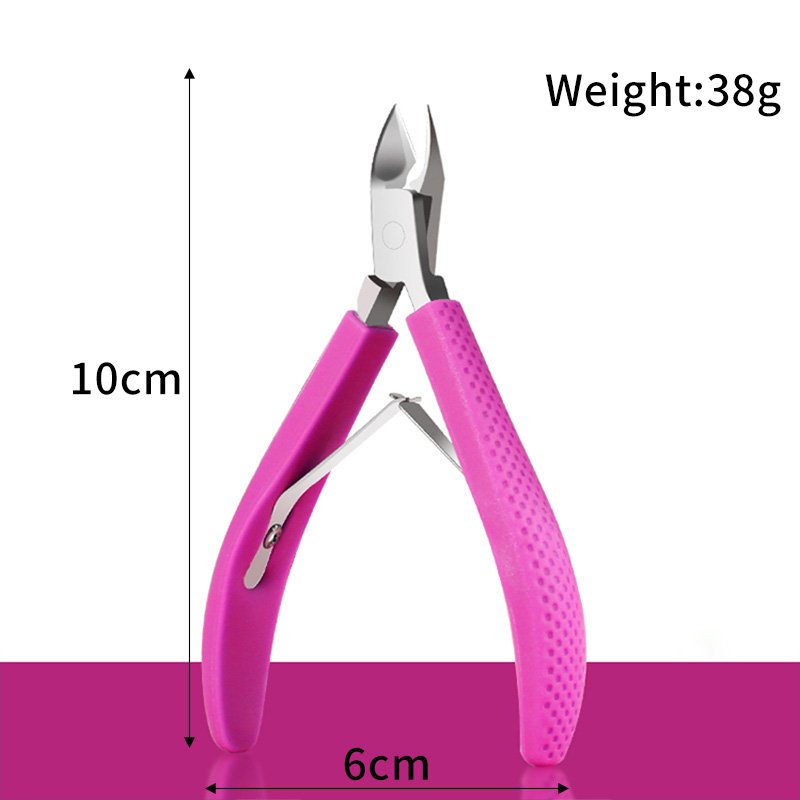 Hot Sale Plastic Cover Handle Manicure Tool Nail Cutter Pedicure Care Toenails Cutter Manicure Set Nail Care Nail Cutter