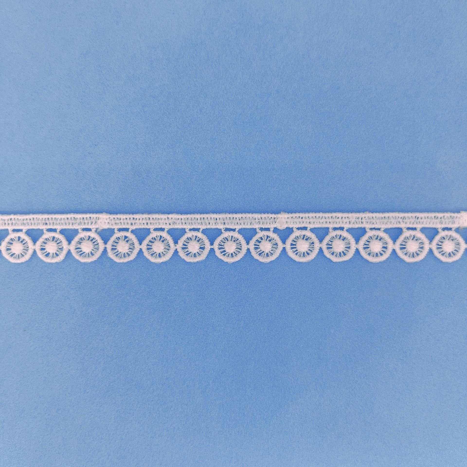 Eco-friendly Underwear Lingerie Garment Accessories Mesh Fabric Fancy Polyester Milk Silk Trim Chemical Lace Trim For Sale