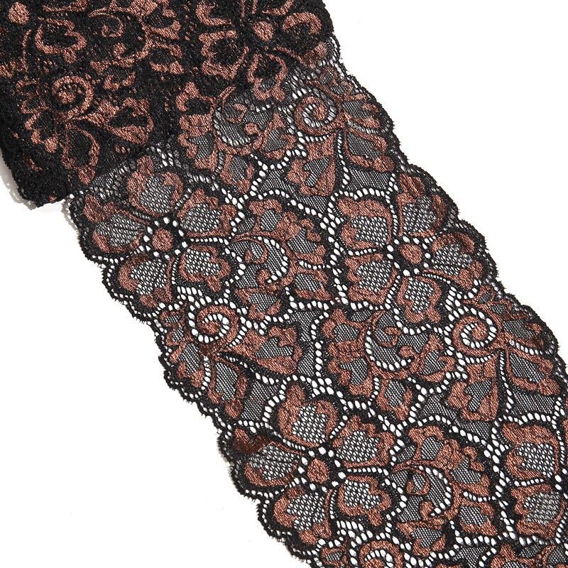 Elegant Lace Trim Dye-Color Mesh Non-Elastic Soft Clothing Accessories Wholesale Wedding Dresses Home Use Underwear Material