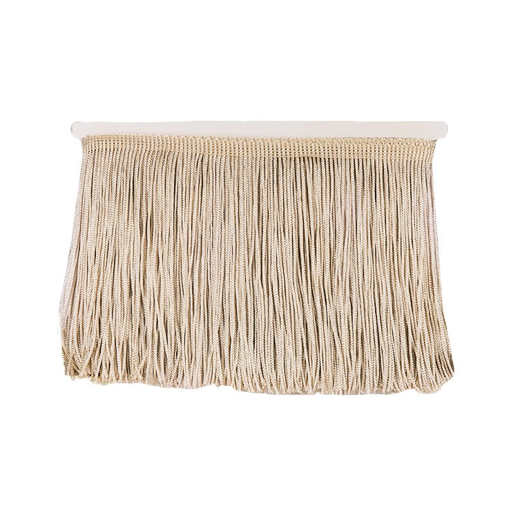 15cm Polyester Trimmings Elegant Design Silk Fringe Trimming Tassel Fringe For Dances Dress Fringe