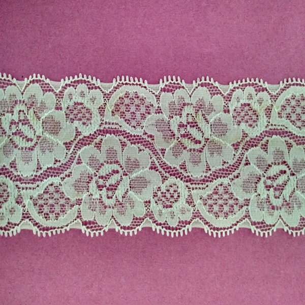 6.0cm width stretch lace trim sewing material