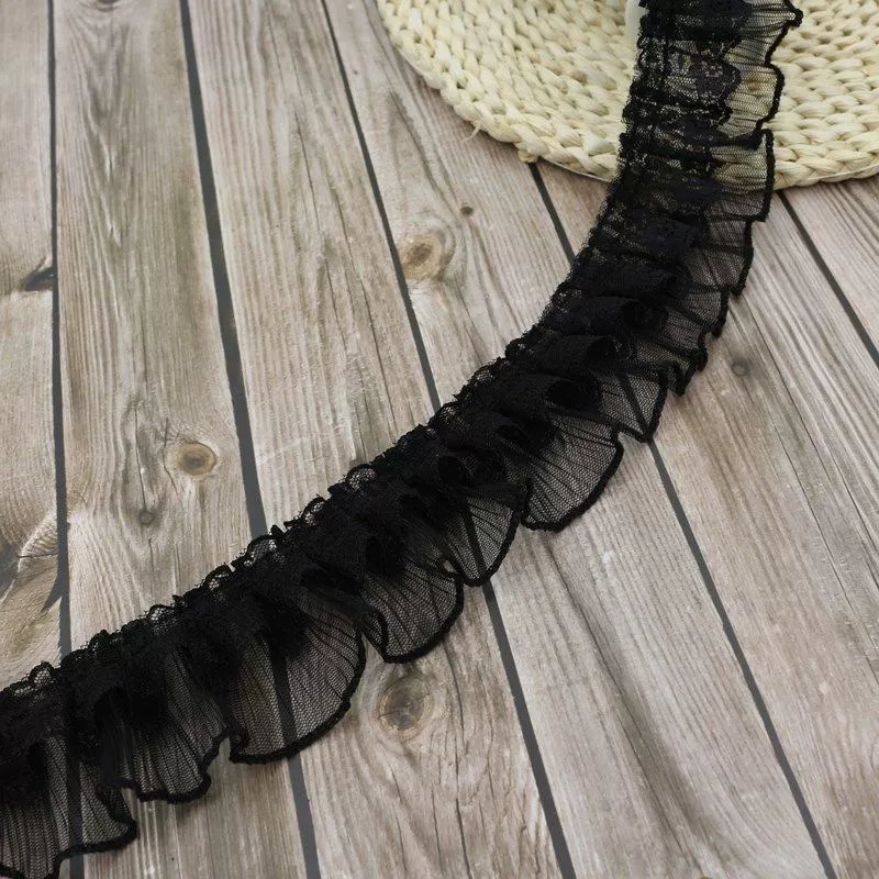 Sewing Lace Trim 3d Pleated Retro Wide Lolita Style 6cm Lace Trim