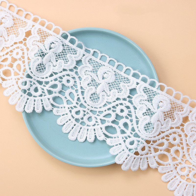 New Best-selling Style National Designs 3d Flower Bridal Lace Multicolor Lace Trim