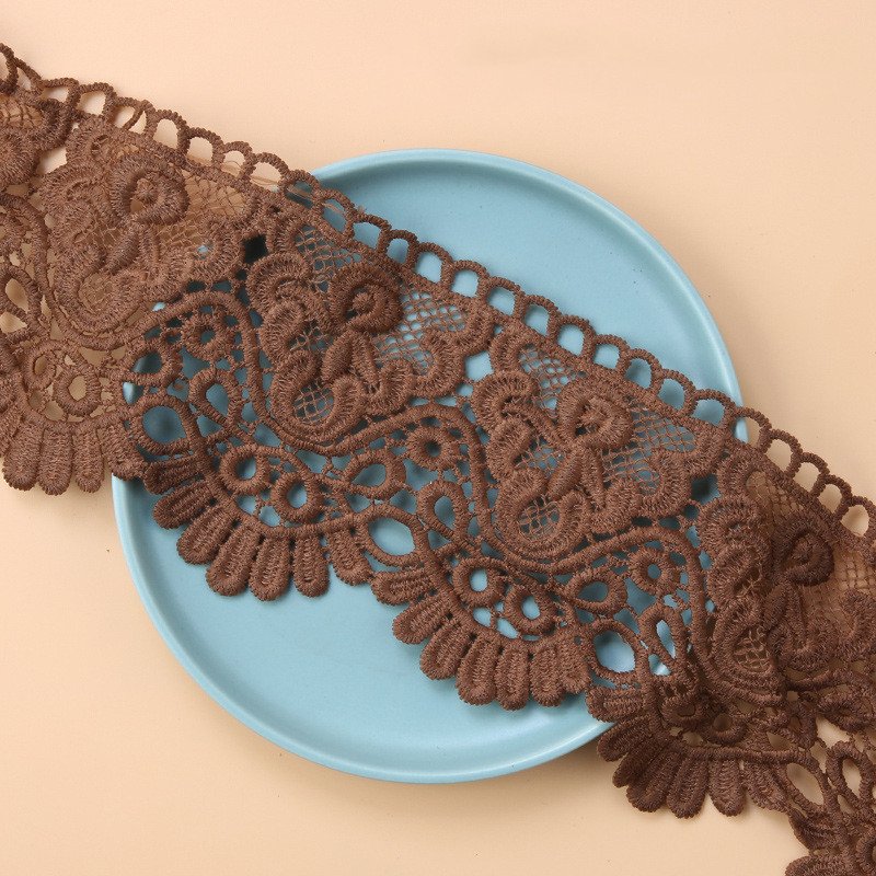 New Best-selling Style National Designs 3d Flower Bridal Lace Multicolor Lace Trim