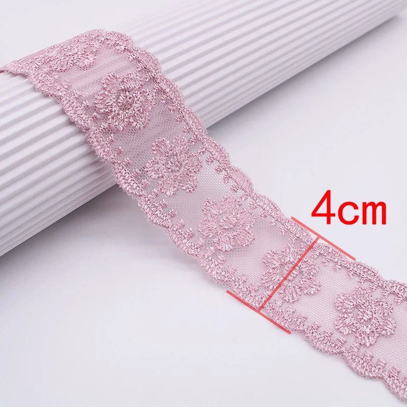 Wrapping DIY Scrapbooking Party Decoration Crafts Colorful Lace Ribbon Floral Trim Sewing Crafting Lace Ribbon for Gift
