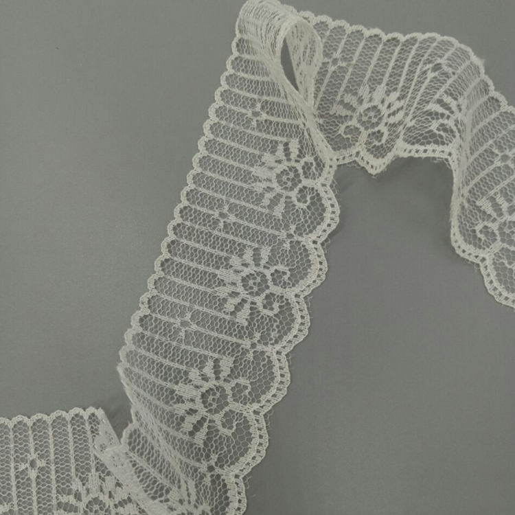 Wholesale 5cm Garment Accessories Embroidery Trim Lace White Embroidered Luxury Sewing Custom Lace Trim Trimming for garment