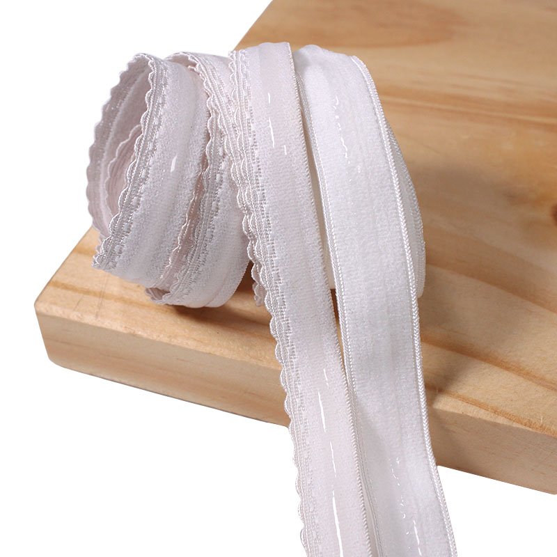 Wholesale custom underwear accessories elastic knit waistband trim print logo non-slip elastic webbing tape
