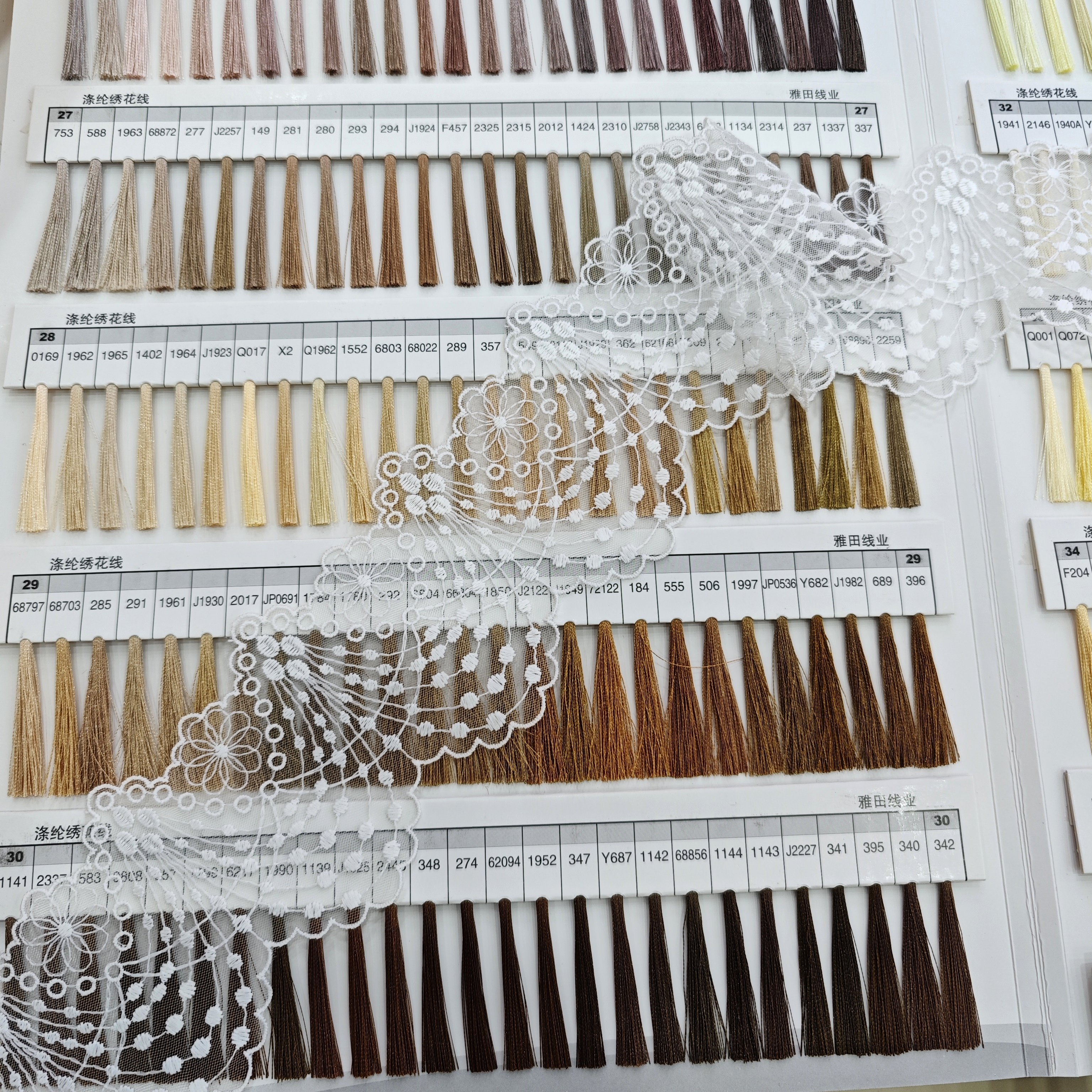 Wholesale Delicate High Quality Flower Embroidery Lace Trim For Women Dress Tulle Guipure Lace trim