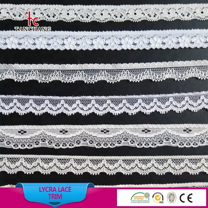 1.5-2 cm higher quality pant use bridal french lace trimming lingerie lace lycra lace LSHB12