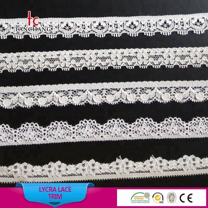 1.5-2 cm higher quality pant use bridal french lace trimming lingerie lace lycra lace LSHB12