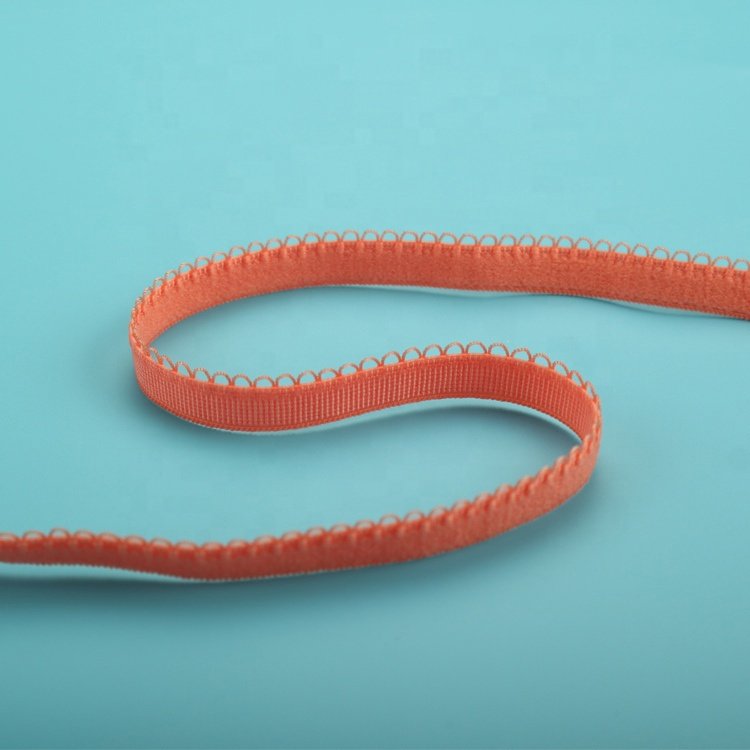 6mm High flexibility trim thin Crescent Breathable Multi color fancy fashion Nylon Spandex soft elastic gift webbing for decor