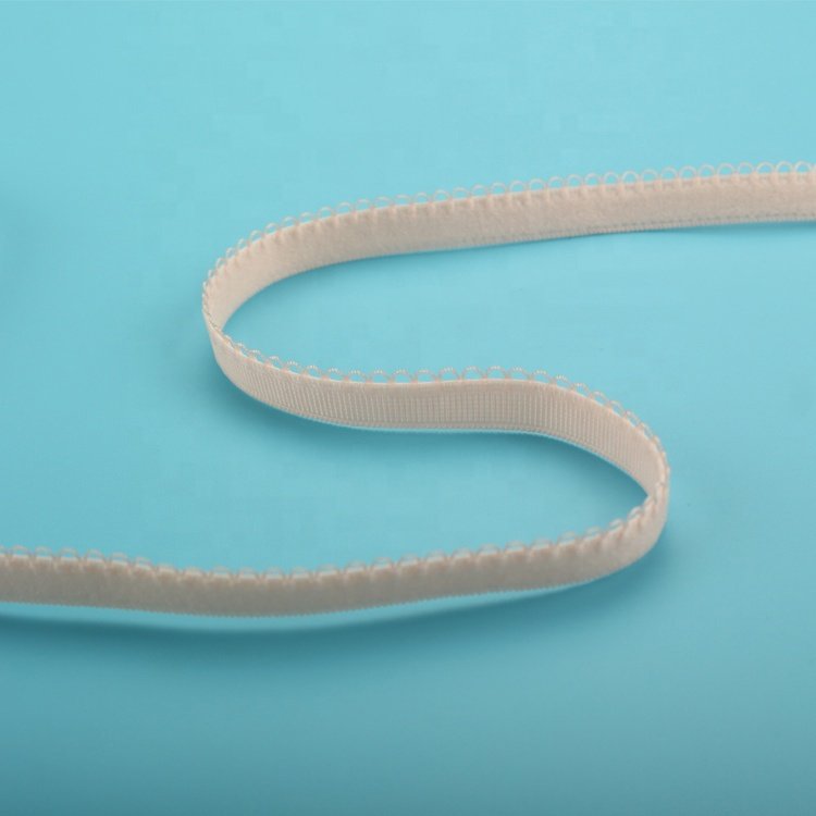 6mm High flexibility trim thin Crescent Breathable Multi color fancy fashion Nylon Spandex soft elastic gift webbing for decor