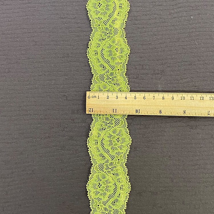 New Design 5Cm Elastic Lace Trim For Lingerie Underwear Decorative French Flower Lace Fabric For Wedding