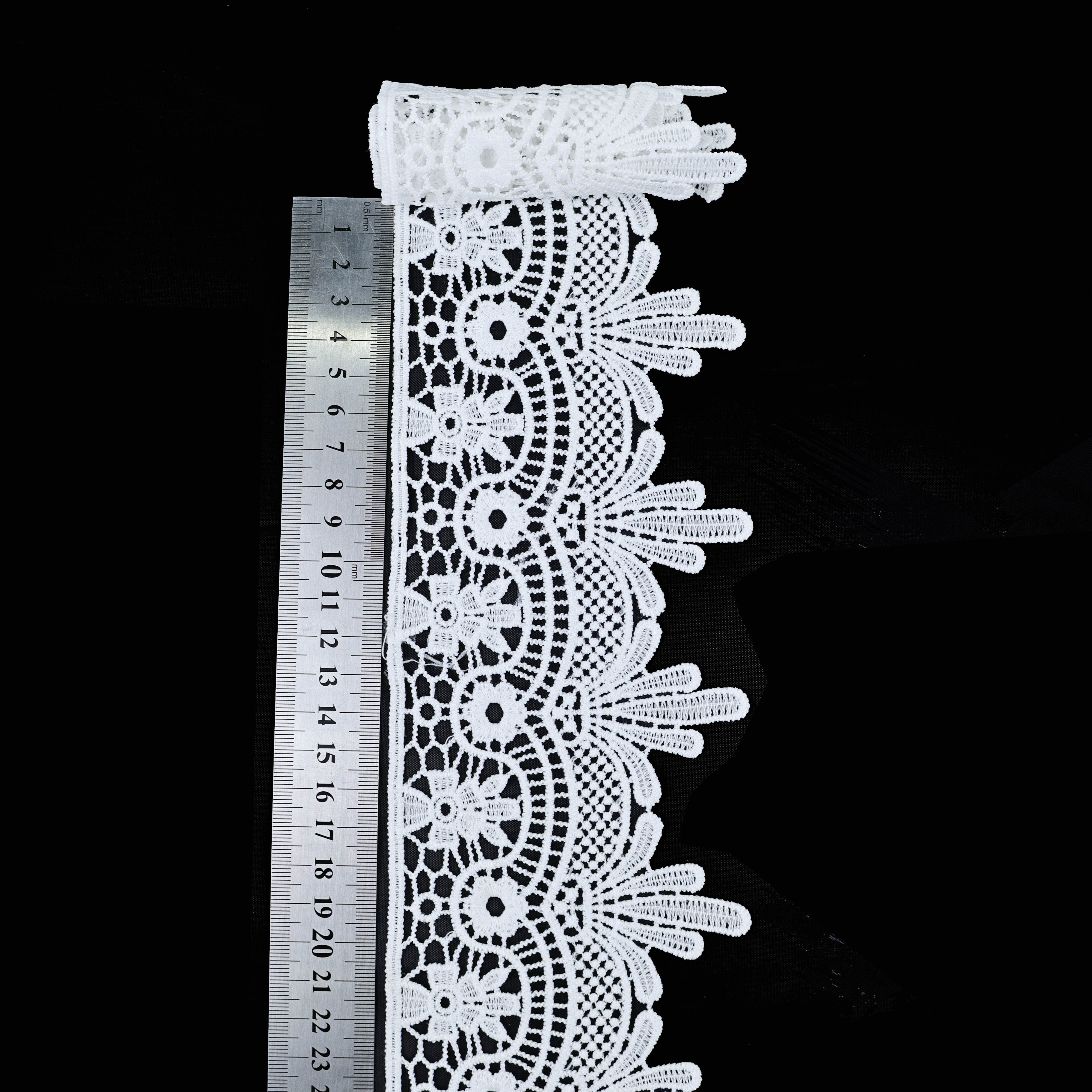 Wholesale Factory Embroidered Guipure Chemical Lace Trim