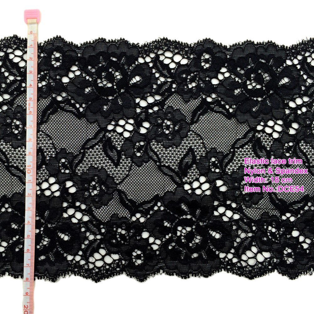 18cm wide underwear accessory elastic lace trim