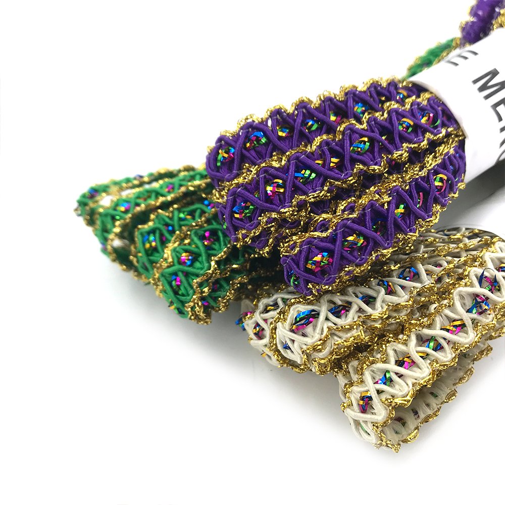 OEM/ODM Unique Bullion Embroidery Sequin Mesh Lace Trim Lace Trim Fabric Sewing Crafts Collar Garment Headdress Materials Lace
