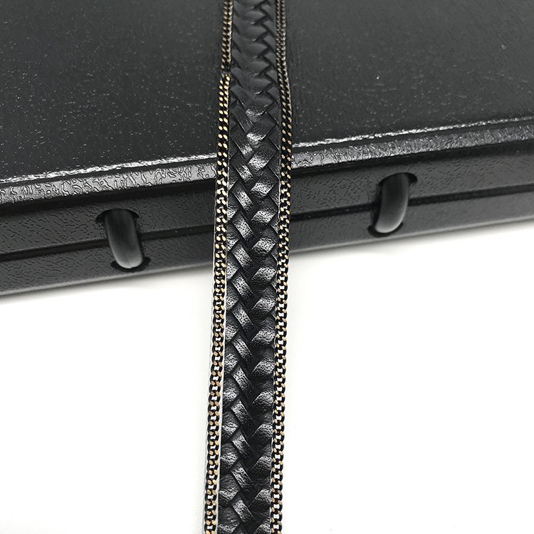 2021 new hot sale fashion garment decoration PU leather trim hot fix rhinestone trim for shoe garment etc