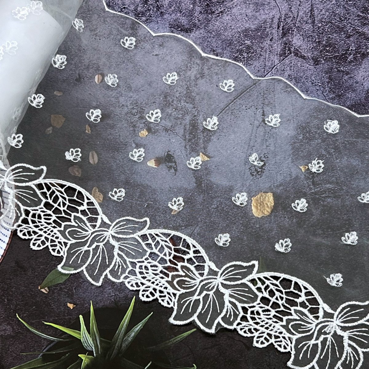 Factory original boutique designer Laser embroidery hollowed lace Tzute Huipil garment top exquisite lace trims