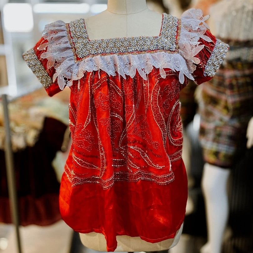 Factory original boutique designer Laser embroidery hollowed lace Tzute Huipil garment top exquisite lace trims