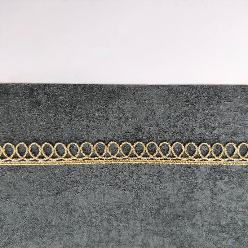 High quality 1.5-3cm width Gold Lace Edging Ribbon Trimming with Embroidery for Lolita Clothing garment Accessories JB51-JB57