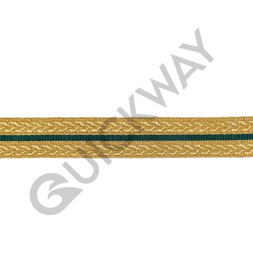 Gold Braids Laces Uniform Gold Bullion Wire Trimmings Braids Trim Galloon Textile Craft OEM Demand