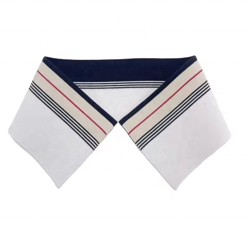 Ribbed Knit Fabric Summer Stripe Collar Baseball Jacket Neckline Cuff Cotton Rib Knit Trim Fabric Garment Accessories
