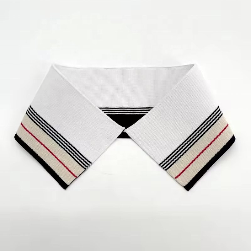 Ribbed Knit Fabric Summer Stripe Collar Baseball Jacket Neckline Cuff Cotton Rib Knit Trim Fabric Garment Accessories