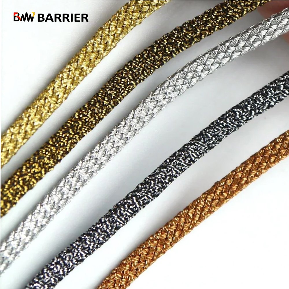 Trimmings And Sewing Accessories Classic Gold Braided Trim Glitter Bead Sequin Lace Trim Manufacturer New Gold And Silver Braid