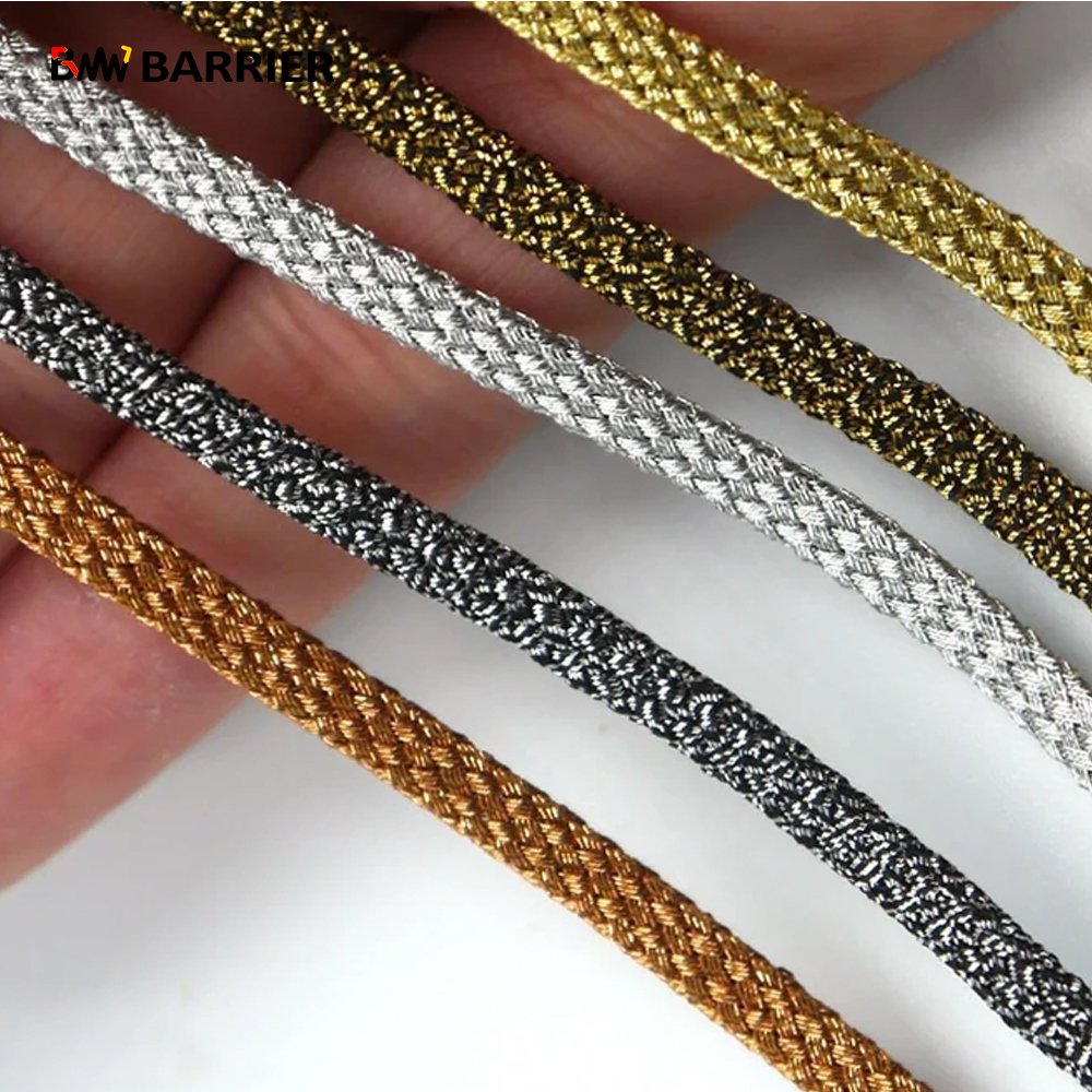 Trimmings And Sewing Accessories Classic Gold Braided Trim Glitter Bead Sequin Lace Trim Manufacturer New Gold And Silver Braid