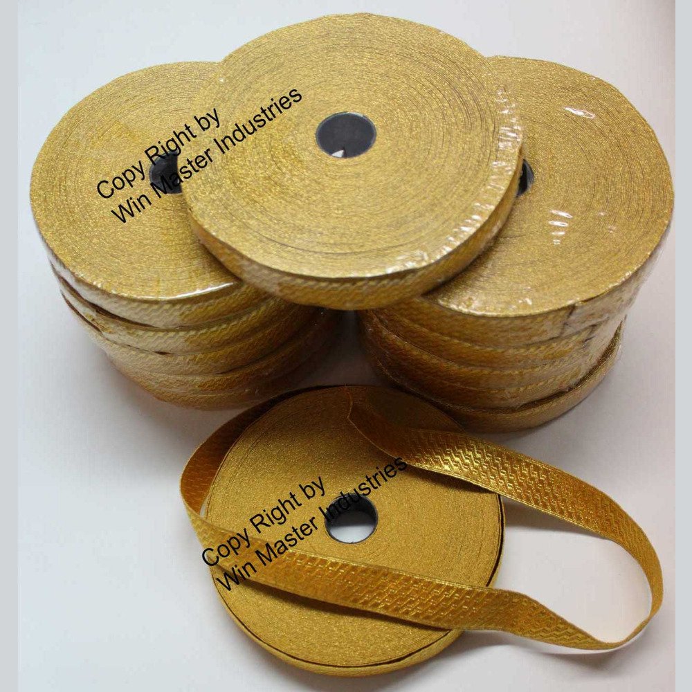 Gold Thread Mylar Braid Lace gold braids laces and ribbons | Ceremonial Braided Lace Trims For Ceremonial Uniforms