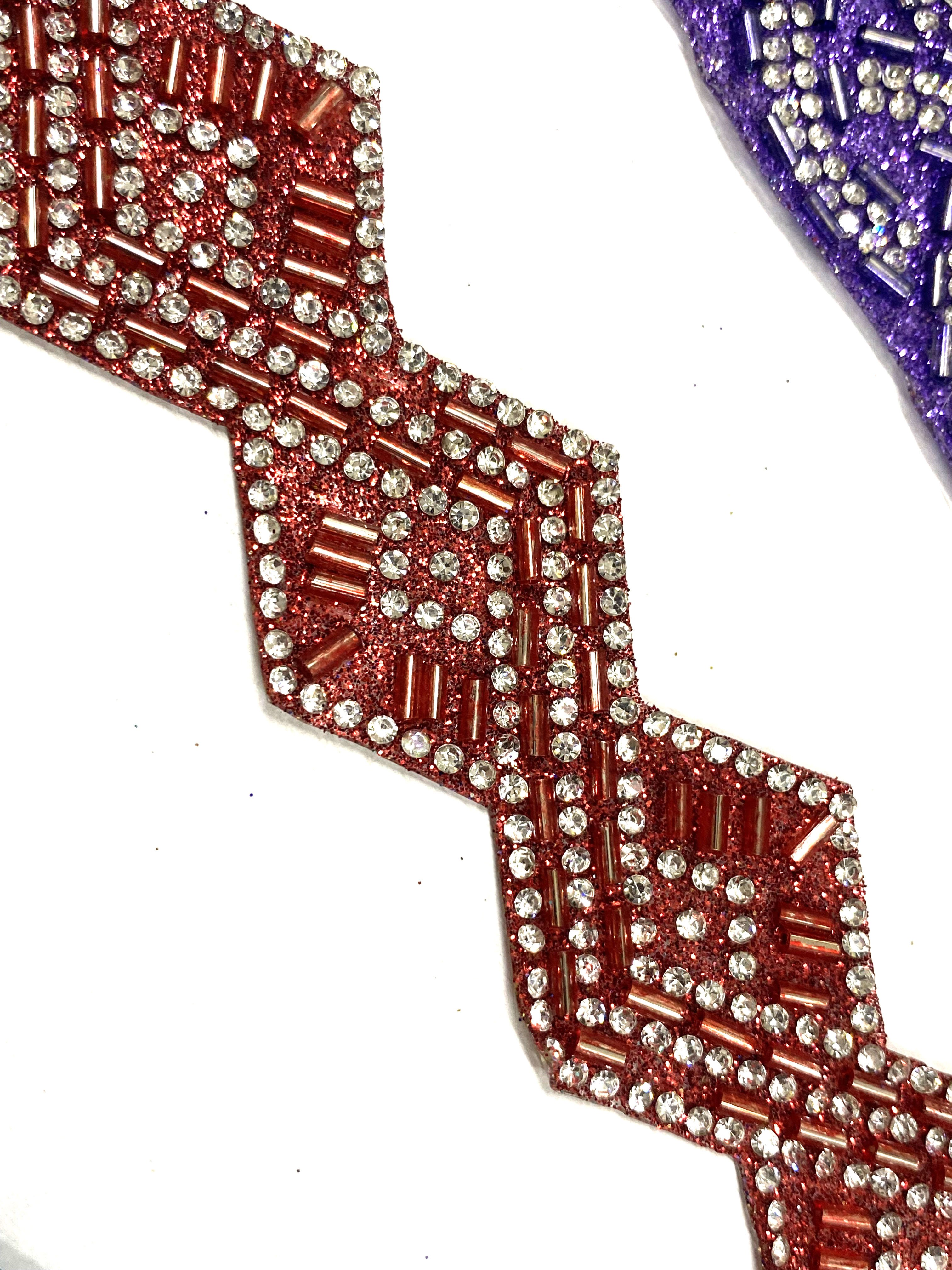 African Hot Fix Beads Mirror Embroidery Golden Lace Trim For Garments Deals In Wholesale