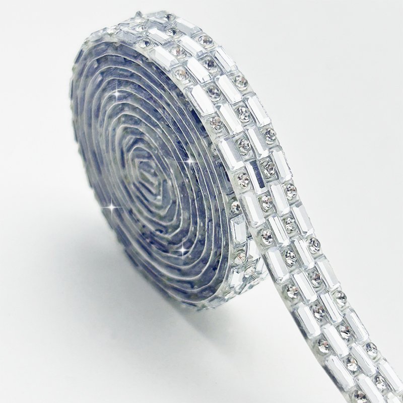 crystals rhinestone banding ribbon trim rhinestone crystal strip clothes accessories for dresses