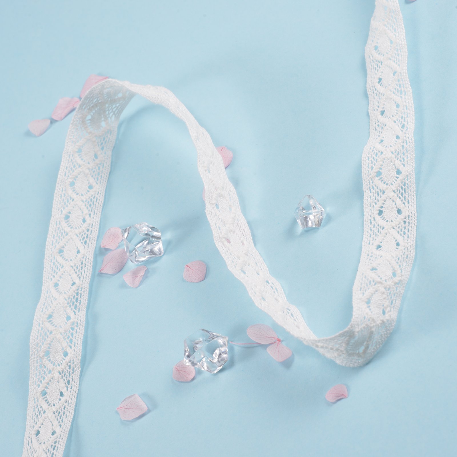 Manufacturer Wholesale White Floral Eyelet Embroidery 100% Cotton Milk Silk Bridal Lace Trimmings