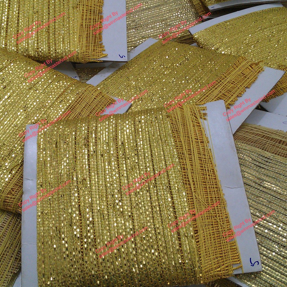 Antique French gold bullion fringe trim trimming