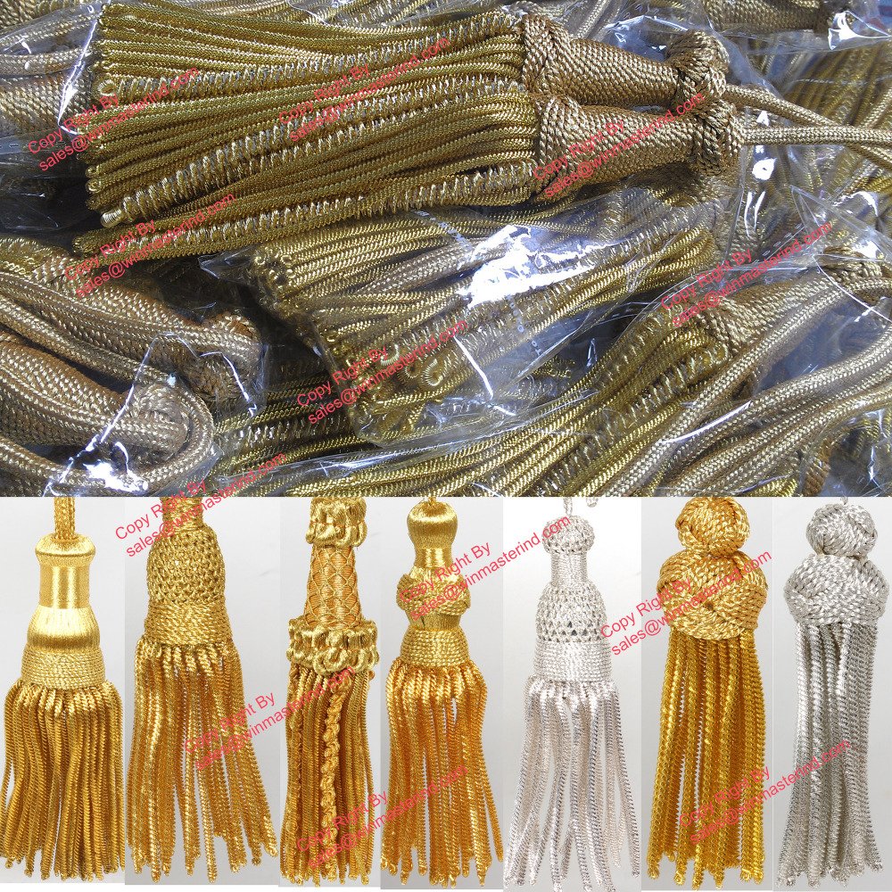 Antique French gold bullion fringe trim trimming