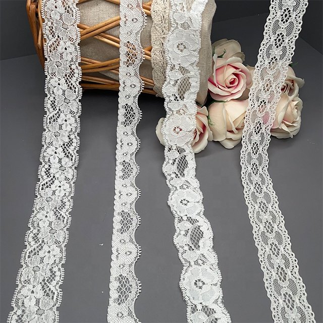 TUTON Custom French Elastic Lace 2.4/3.2/3.5/3.6 CM Trim Wholesale For Dress